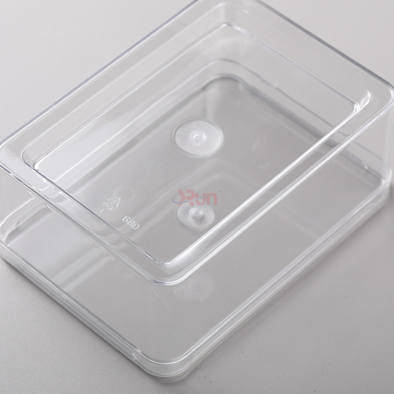 We specialize in the production of jars for biscuits, offering perfect food plastic containers that fit neatly into our clear cake boxes for bespoke tiramisu packaging.